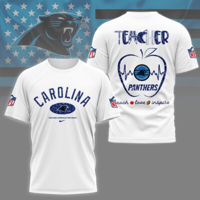 Carolina Panthers | PREMIUM NFL 3D TEACHER APPRECIATION DAY SHIRT NY