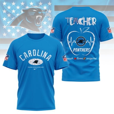 Alternative view of Carolina Panthers | PREMIUM NFL 3D TEACHER APPRECIATION DAY SHIRT NY