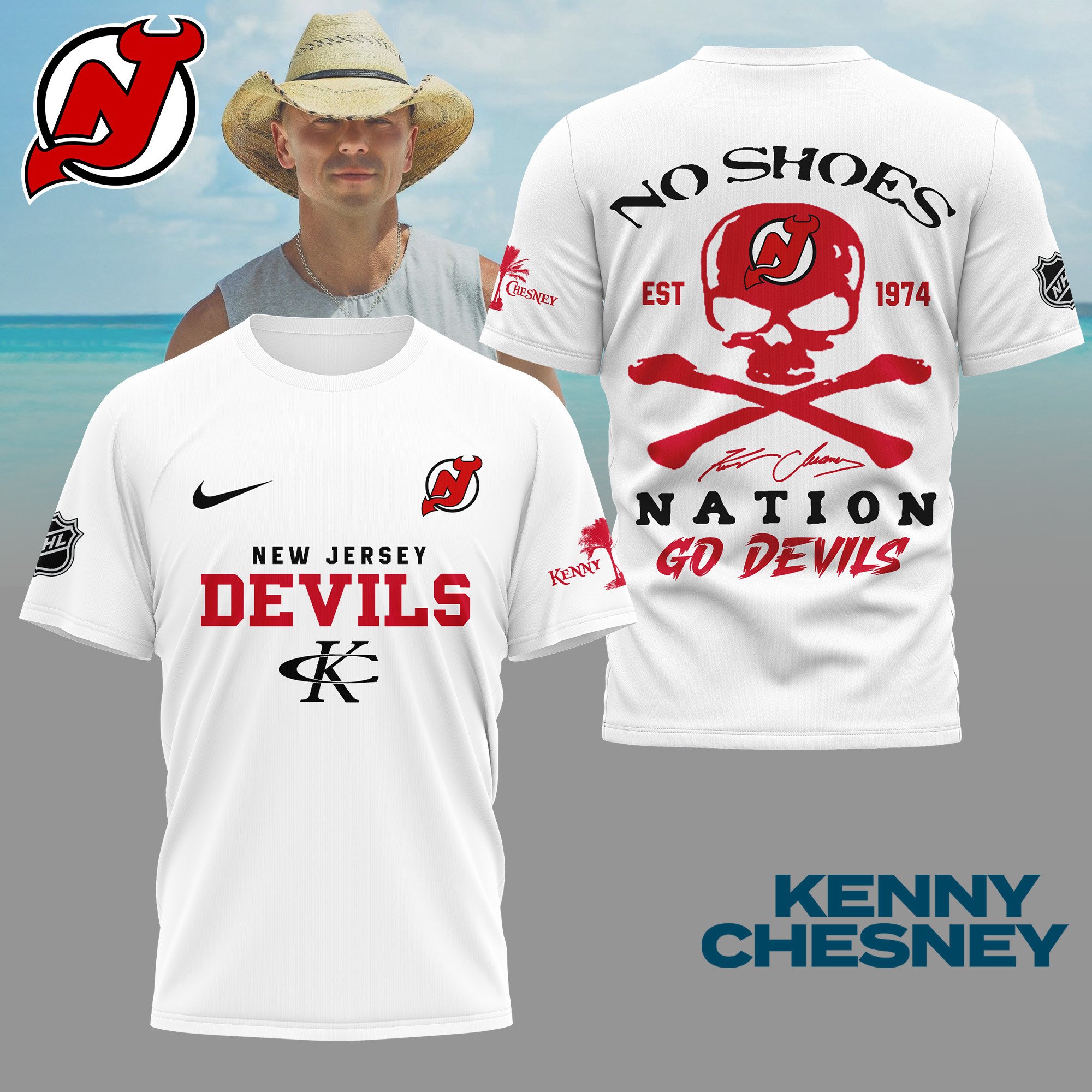 New Jersey Devils | Premium NHL KNCN 3D Shirt NY