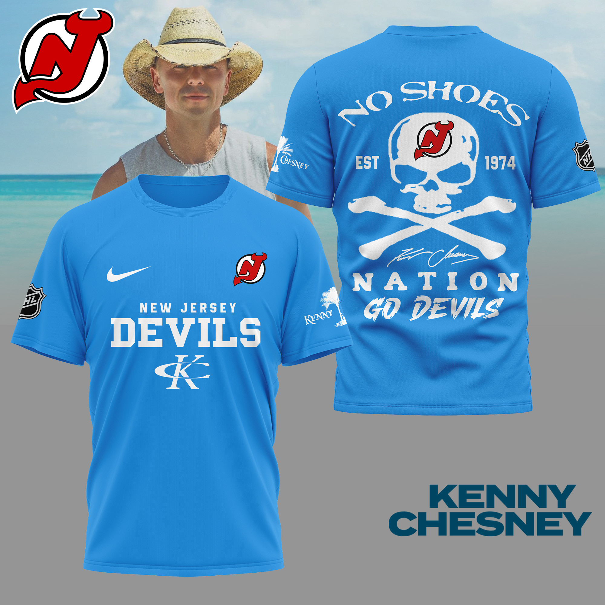 New Jersey Devils | Premium NHL KNCN 3D Shirt NY - Image 3