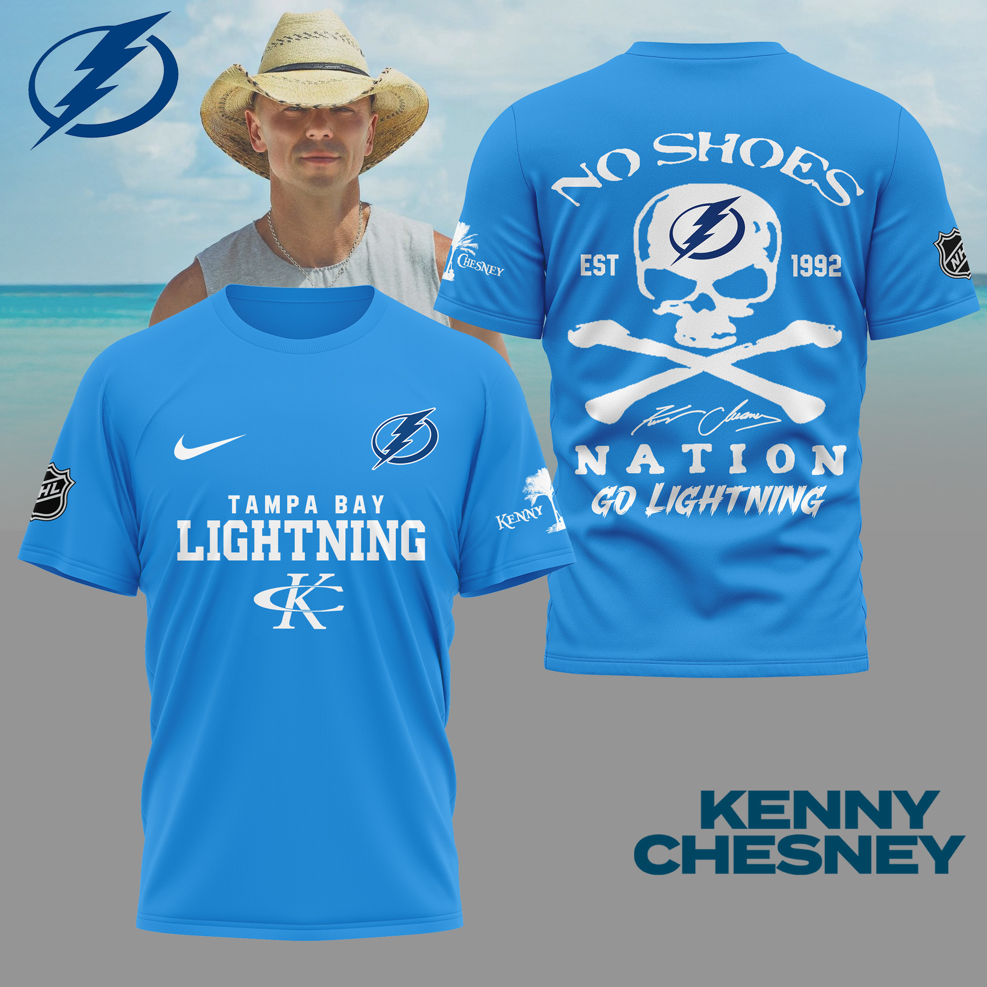Tampa Bay Lightning | Premium NHL KNCN 3D Shirt NY - Image 3