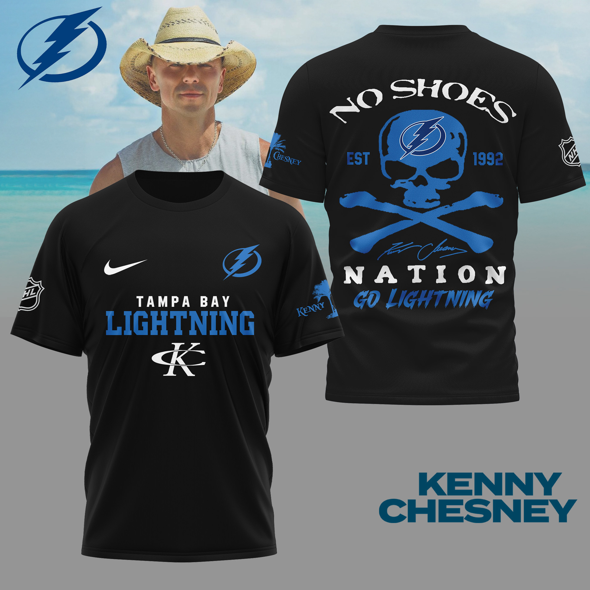 Tampa Bay Lightning | Premium NHL KNCN 3D Shirt NY - Image 2