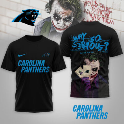 Carolina Panthers | Premium NFL Joker Why So Serious 3D Shirt