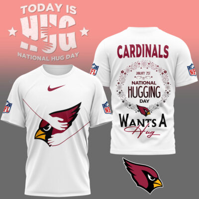 Arizona Cardinals | Premium NFL National Hugging Day 3D Shirt