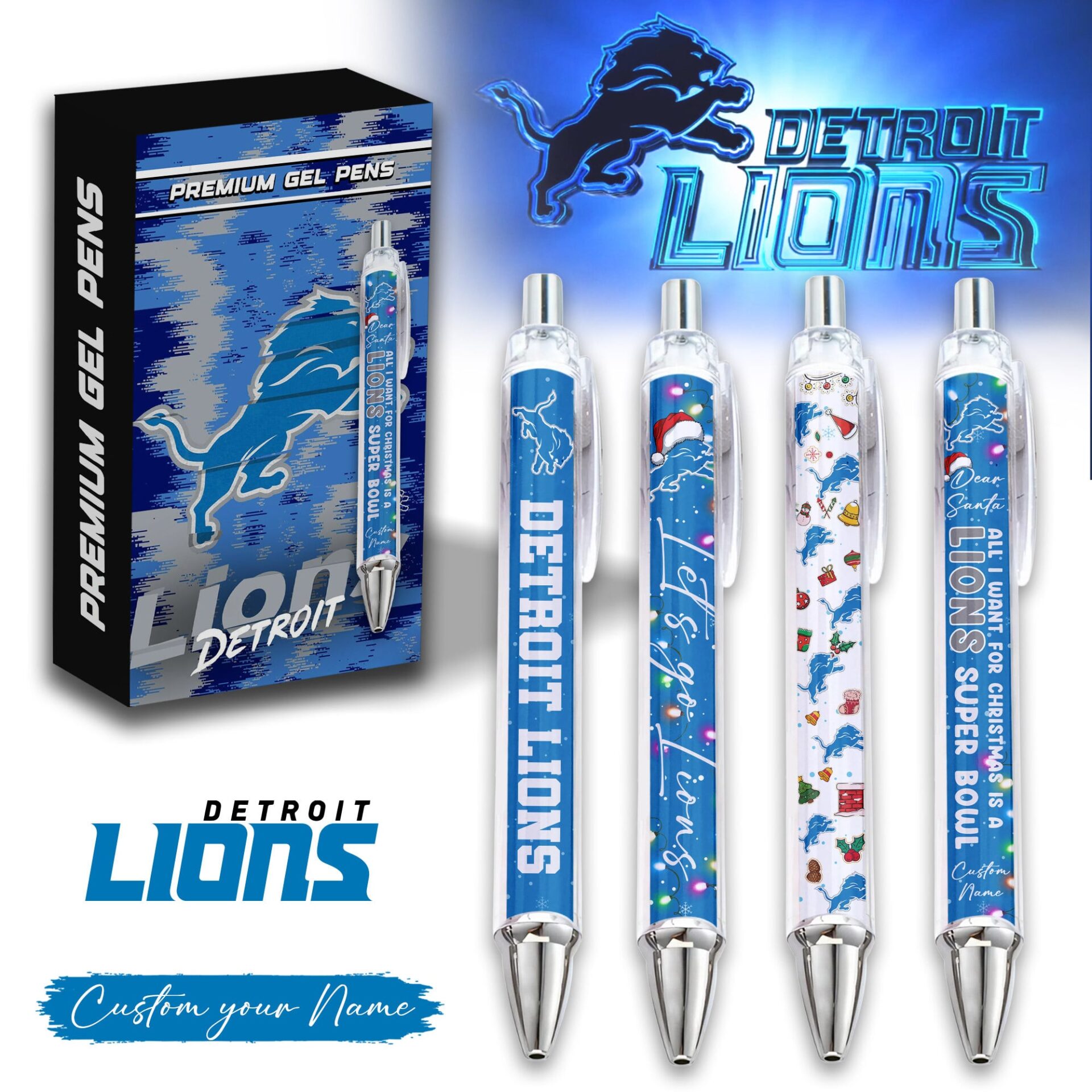 Detroit Lions | Premium NFL Ballpoint Pen