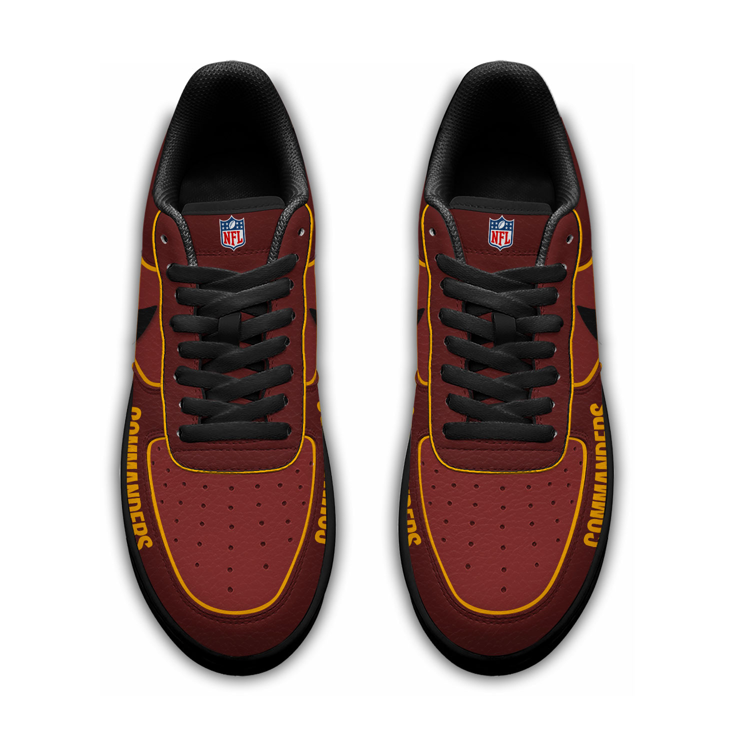 Washington Commanders | Premium NFL Custom AF1 Shoes NY - Image 3