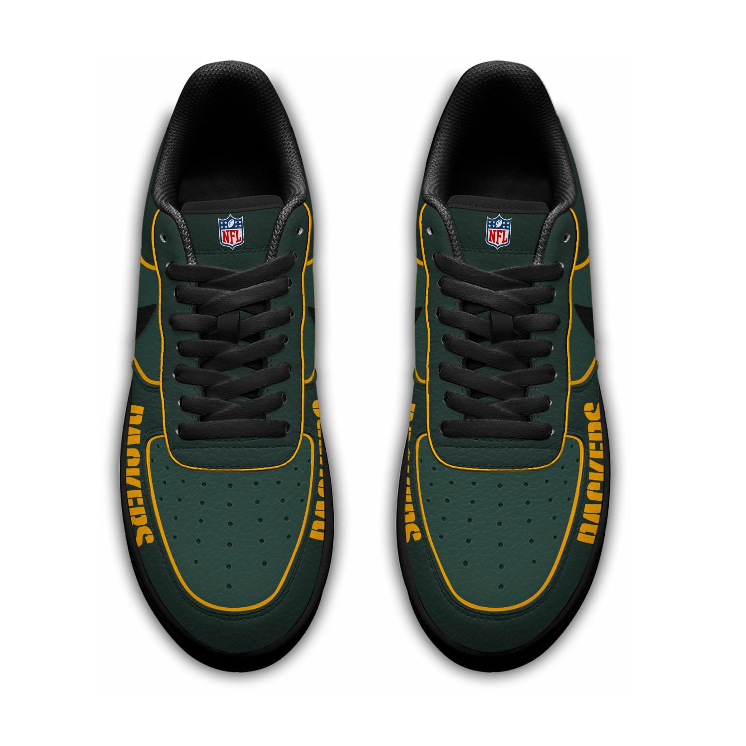 Green Bay Packers | Premium NFL Custom AF1 Shoes NY - Image 3