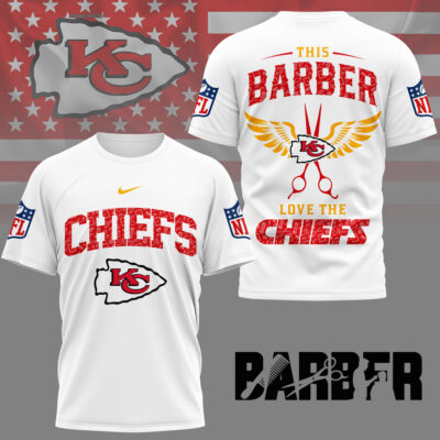 Kansas City Chiefs | Premium NFL Barber Fan 3D Shirt NY