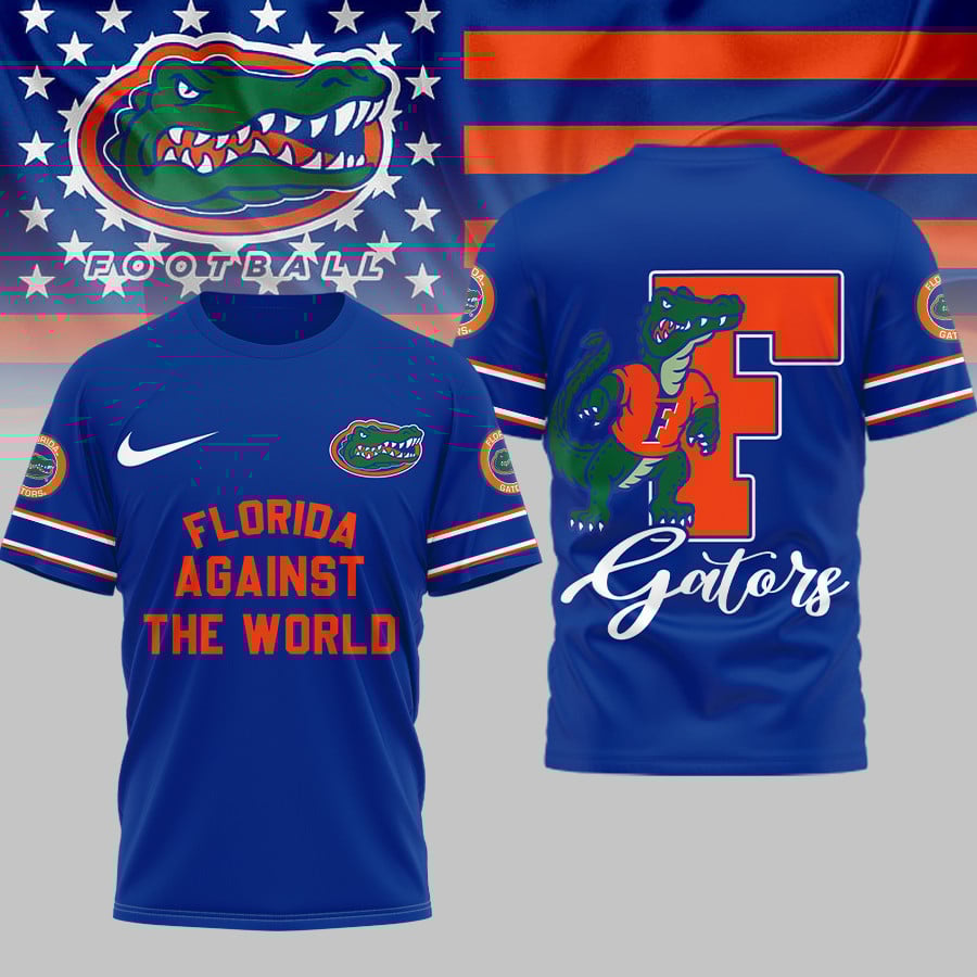 Florida Gators | Premium NCAA My Team Against The World T-shirt - Image 3