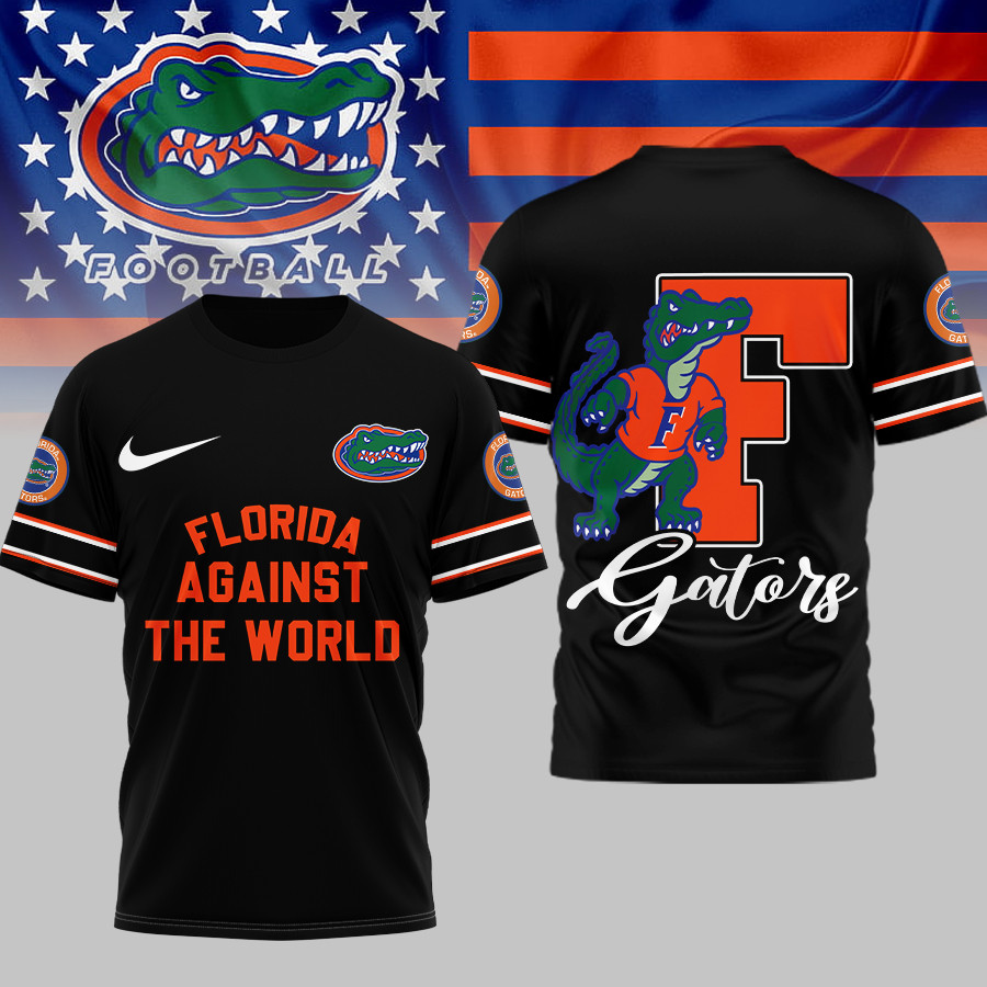 Florida Gators | Premium NCAA My Team Against The World T-shirt - Image 2
