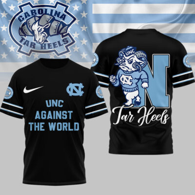 Alternative view of North Carolina Tar Heels | Premium NCAA My Team Against The World T-shirt