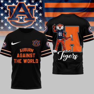 Alternative view of Auburn Tigers | Premium NCAA My Team Against The World T-shirt