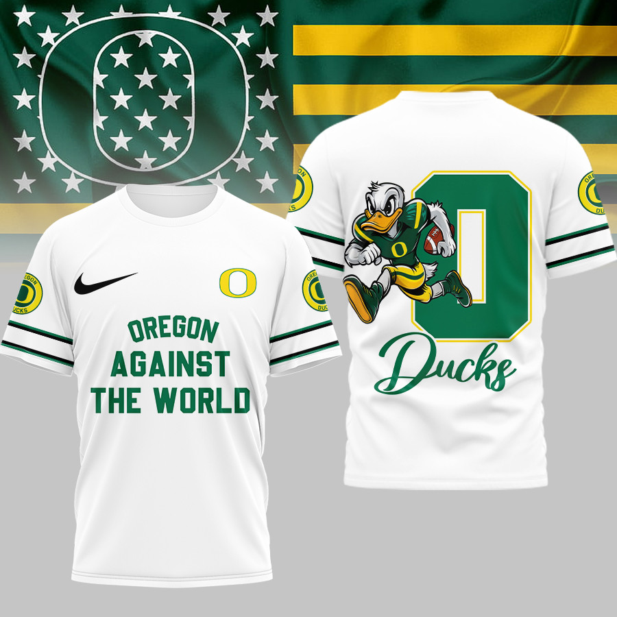 Oregon Ducks | Premium NCAA My Team Against The World T-shirt