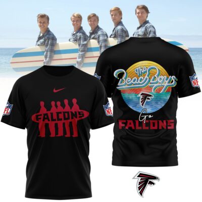 Alternative view of Atlanta Falcons | Premium NFL The Beach Boys 3D Shirt NP