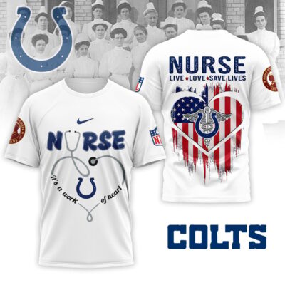 Indianapolis Colts | Premium NFL Army Nurse Corps 125th Anniversary 3D Shirt