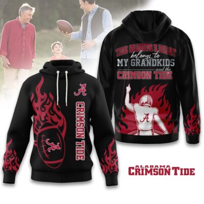 Alternative view of Alabama Crimson Tide | Premium NCAA Football Grandpa Hoodie