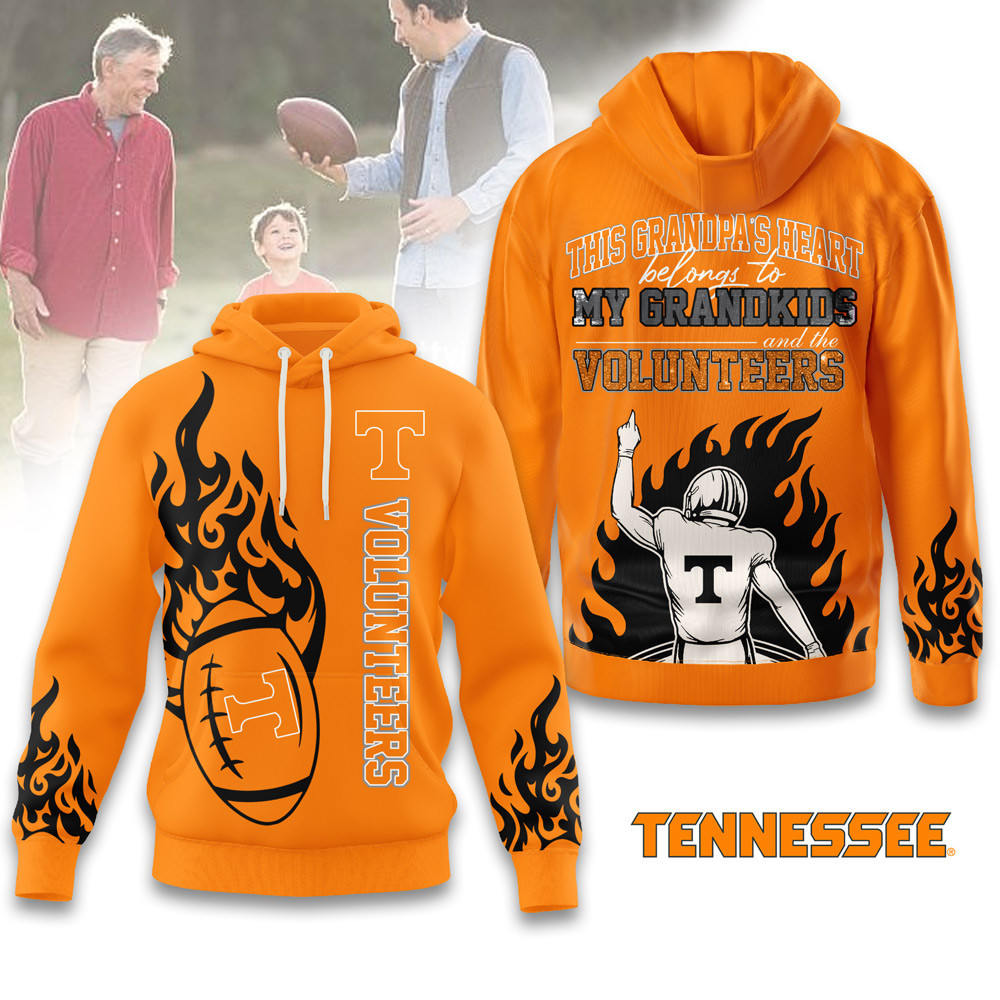 Tennessee Volunteers | Premium NCAA Football Grandpa Hoodie - Image 2