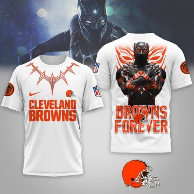 Cleveland Browns | Premium NFL Black Panther 3D Shirt