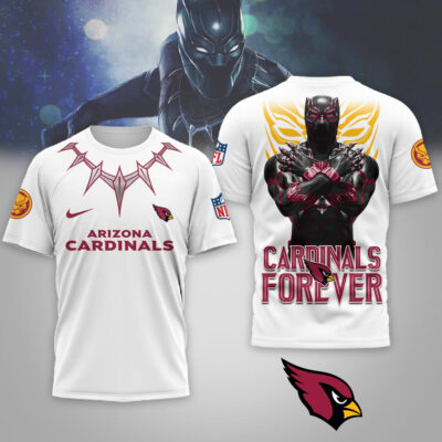 Arizona Cardinals | Premium NFL Black Panther 3D Shirt