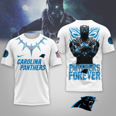 Carolina Panthers | Premium NFL Black Panther 3D Shirt