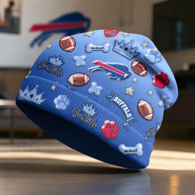 Alternative view of Buffalo Bills | Premium NFL Crown Beanie Hat NY