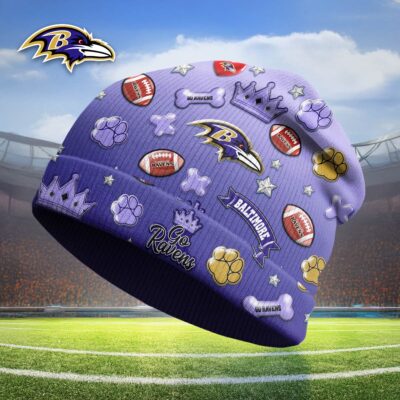 Baltimore Ravens | Premium NFL Crown Beanie Hat NY
