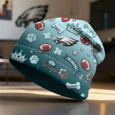 Alternative view of Philadelphia Eagles | Premium NFL Crown Beanie Hat NY