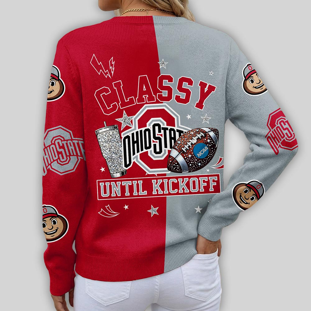 Ohio State Buckeyes | Premium NCAA Game Day V-neck Cardigan - Image 2