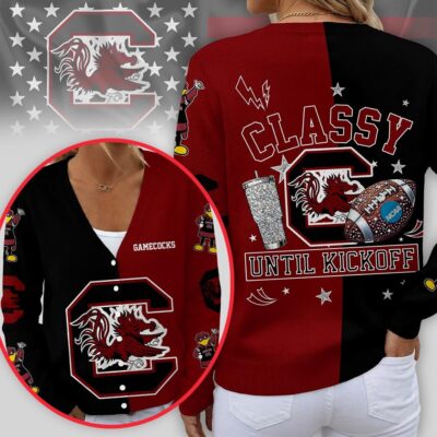 South Carolina Gamecocks | Premium NCAA Game Day V-neck Cardigan