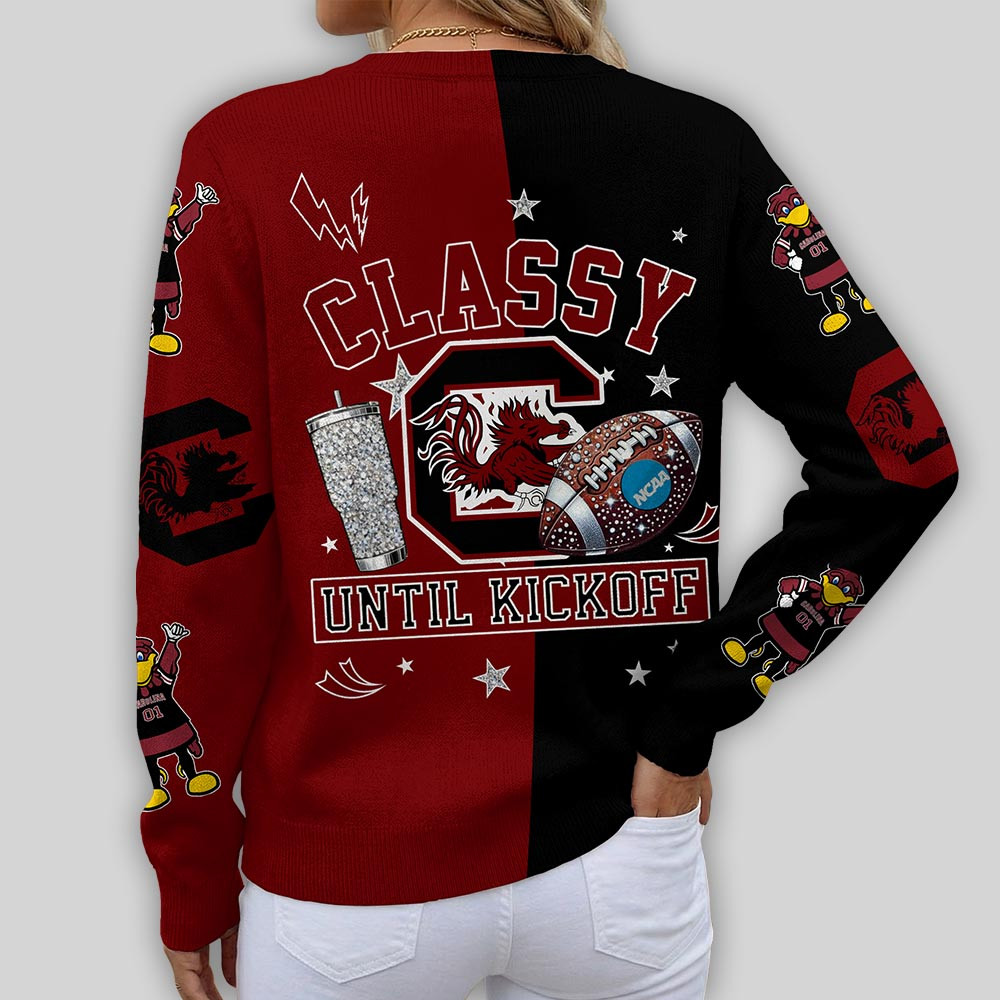 South Carolina Gamecocks | Premium NCAA Game Day V-neck Cardigan - Image 2