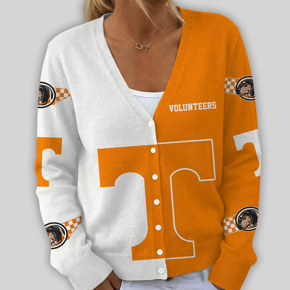 Tennessee Volunteers | Premium NCAA Game Day V-neck Cardigan - Image 3