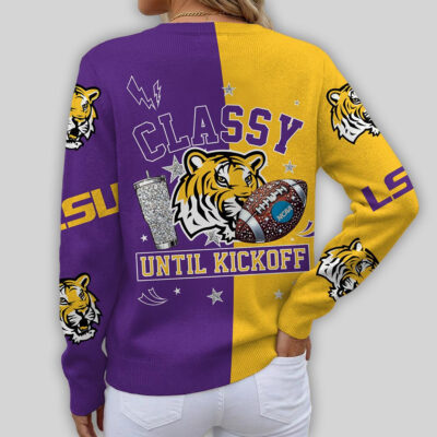 Alternative view of LSU Tigers | Premium NCAA Game Day V-neck Cardigan