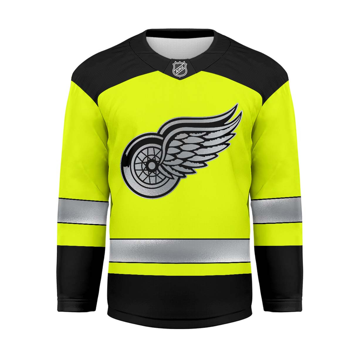 Detroit Red Wings | Premium NHL Hi-Vis Safety Hockey Jersey - Image 3