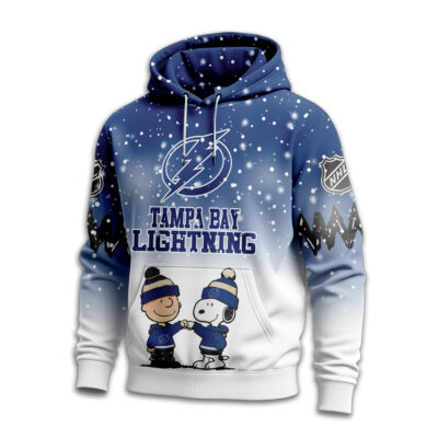 Alternative view of Tampa Bay Lightning | Premium NHL Peanuts Hoodie