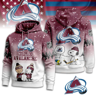 Colorado Avalanche | Premium NHL Peanuts Hoodie