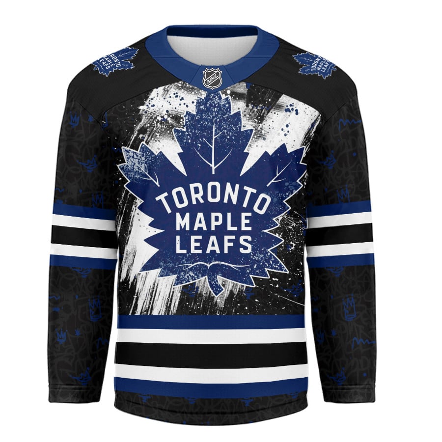 Toronto Maple Leafs | Premium NHL Graffiti My Team 4 Life Hockey Jersey - Image 2