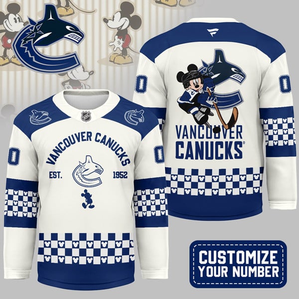 Vancouver Canucks | Premium NHL Disney Game Day Hockey Jersey