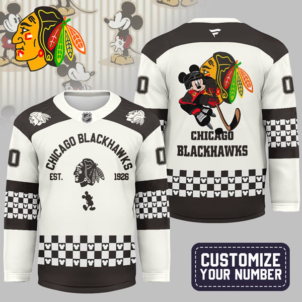 Chicago Blackhawks | Premium NHL Disney Game Day Hockey Jersey