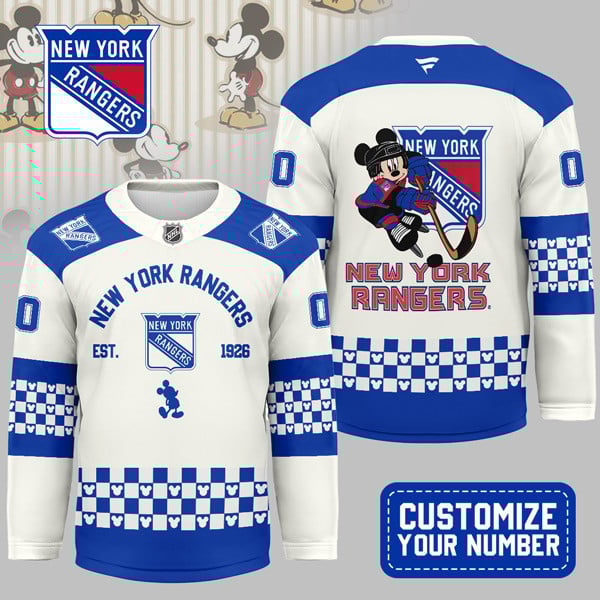 New York Rangers | Premium NHL Disney Game Day Hockey Jersey