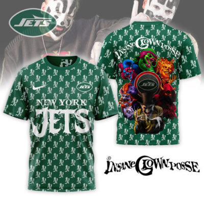 Alternative view of New York Jets | Premium NFL Insane Clown Posse Fan Shirt