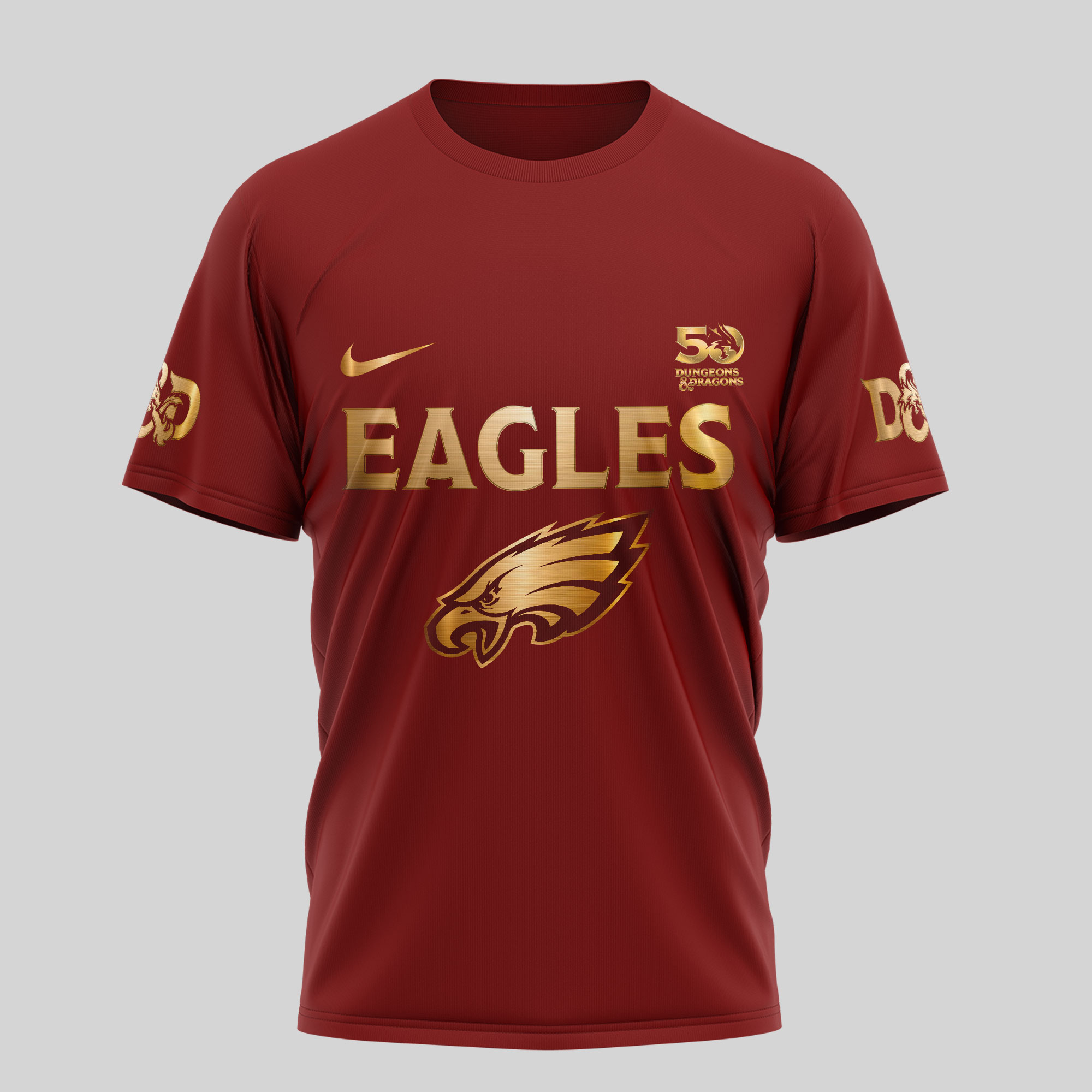 Philadelphia Eagles | Premium NFL Dungeons And Dragons 50th Anniversary Shirt TD - Image 3