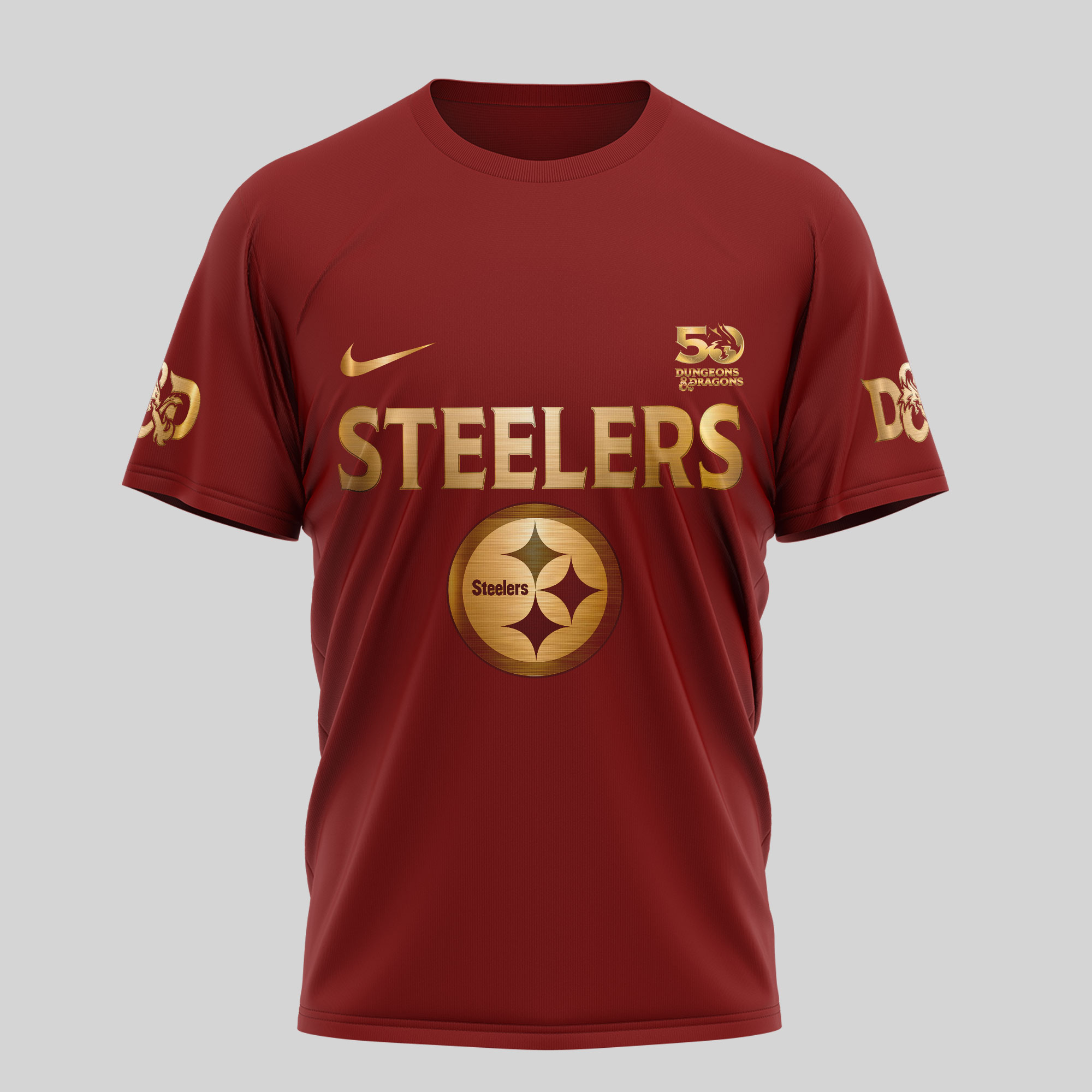 Pittsburgh Steelers | Premium NFL Dungeons And Dragons 50th Anniversary Shirt TD - Image 3