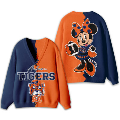 Alternative view of Auburn Tigers | Premium NCAA Minnie Mouse Cardigan