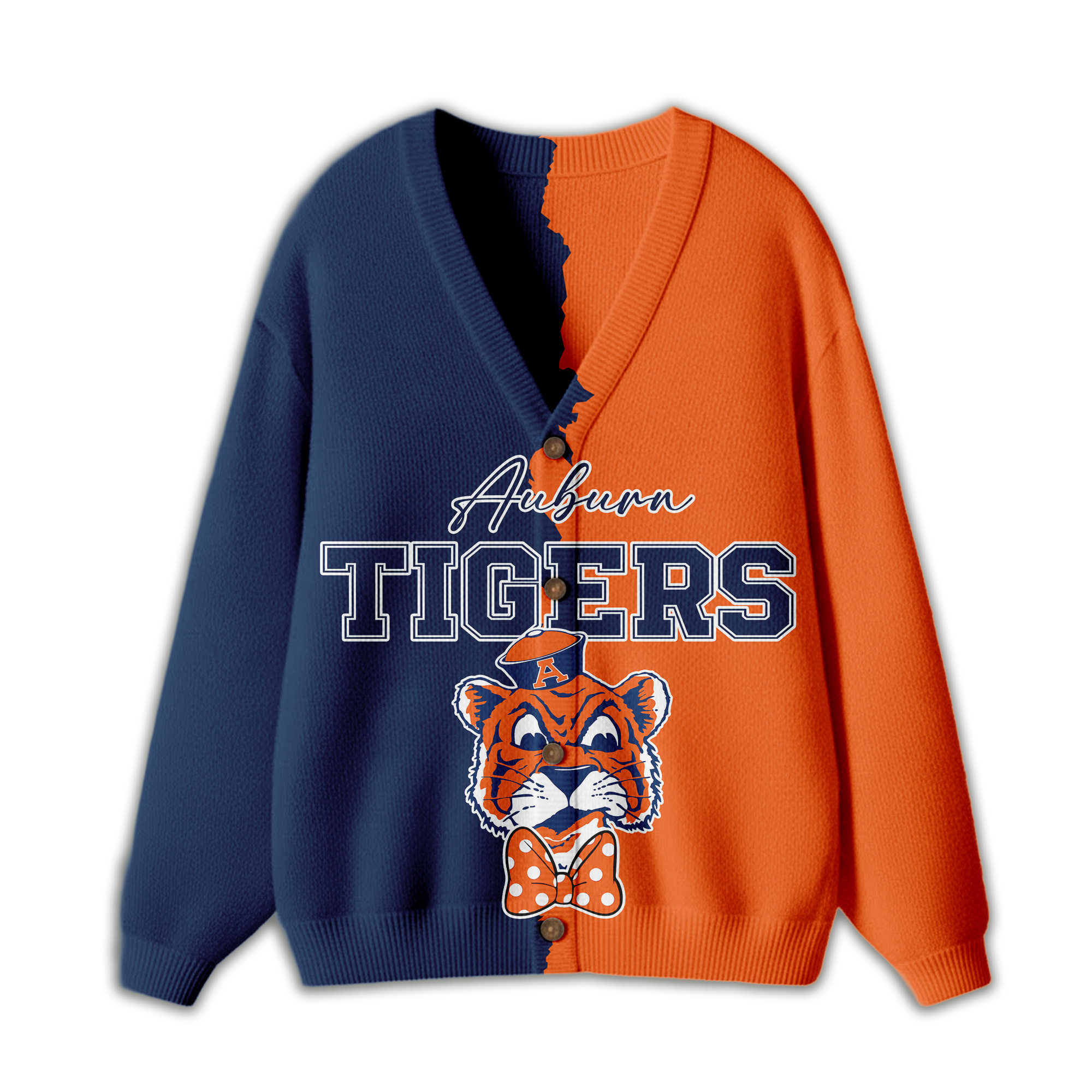 Auburn Tigers | Premium NCAA Minnie Mouse Cardigan - Image 3