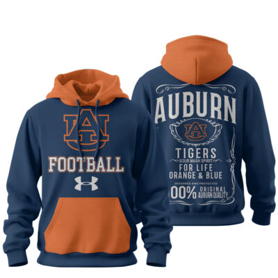 Alternative view of Auburn Tigers | Premium NCAA College Football Under Amour Hoodie