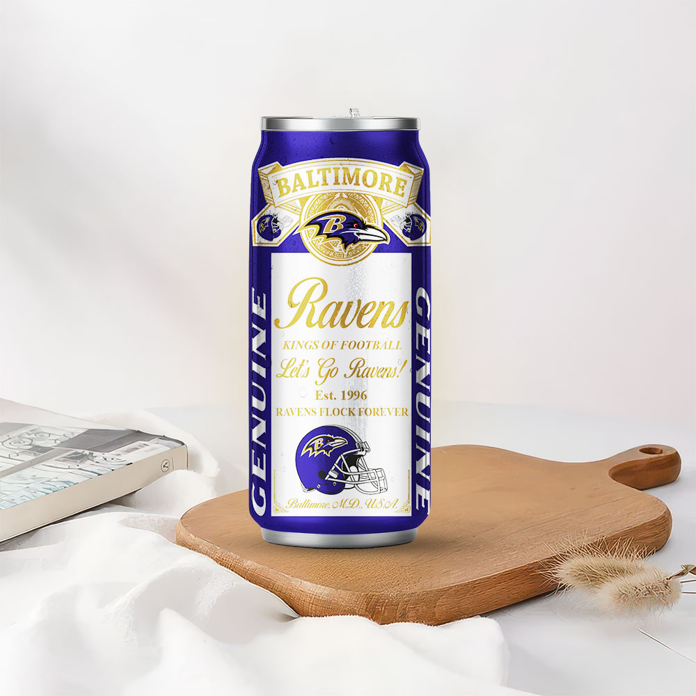 Baltimore Ravens | Premium NFL Budweiser Can Tumbler - Image 3