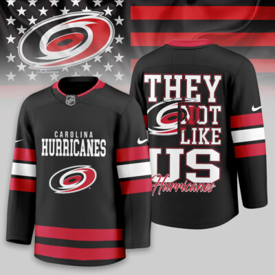 Alternative view of Carolina Hurricanes | Premium NHL They Not Like Us Hockey Jersey