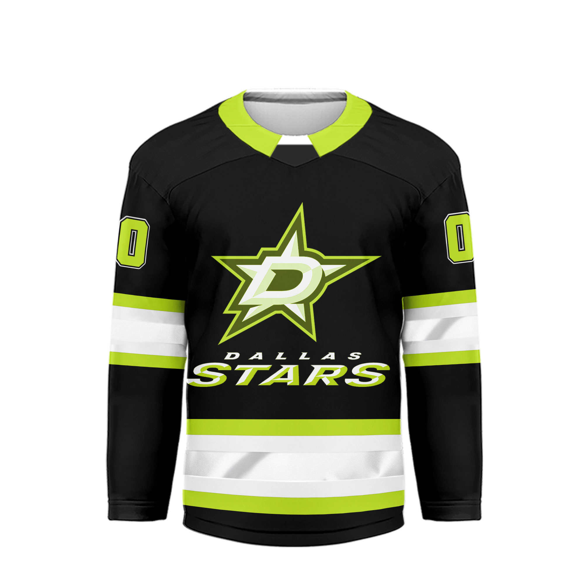 Dallas Stars | Premium NHL Hi-Vis Hockey Spirit Custom Name and Number Jersey - Image 3