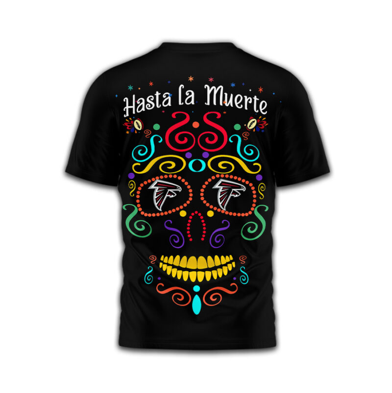 Atlanta Falcons | Premium NFL Day of the Dead 3D Shirt TD - Image 4