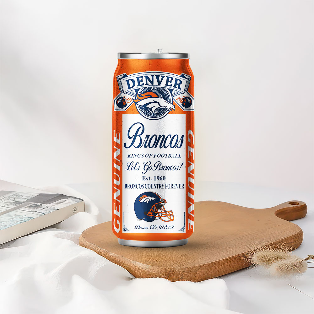 Denver Broncos | Premium NFL Budweiser Can Tumbler - Image 3